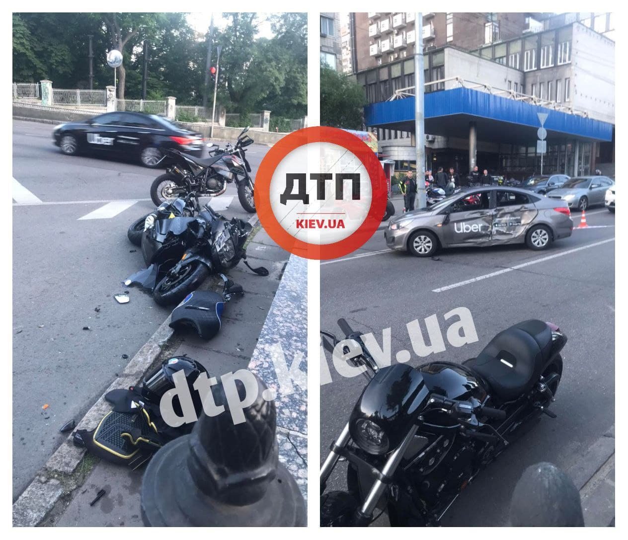 В Киеве водитель Uber сбил мотоциклиста. Без отца остались 4 детей