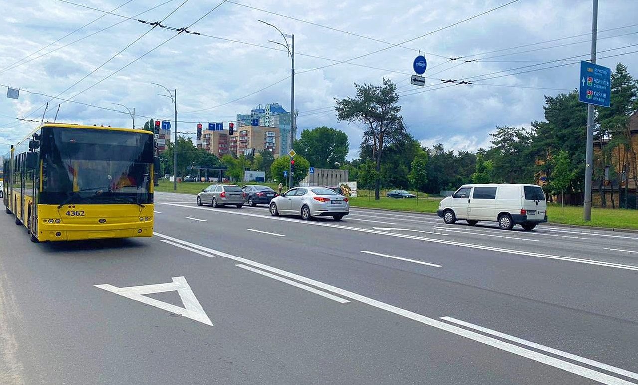 в Киеве запустили очередную линию для общественного транспорта, - ФОТО