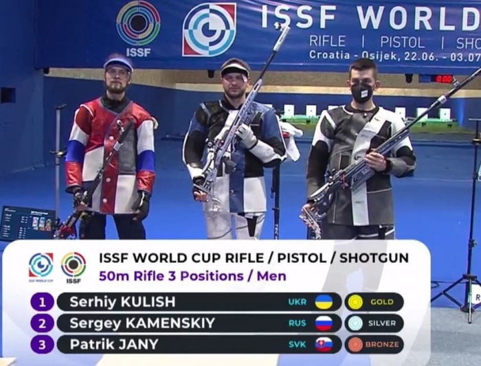 Победил на Кубке мира: украинец Сергей Кулиш выиграл золото в пулевой стрельбе фото
