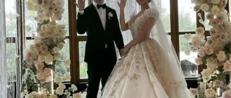 Первые фото со свадьбы: футболист "Шахтера" Валерий Бондарь женился на телеведущей Даше Савиной