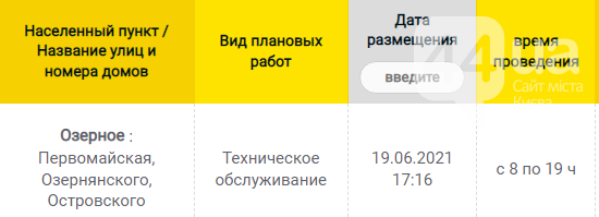 Отключения света в Киевской области завтра: график на 22 июля