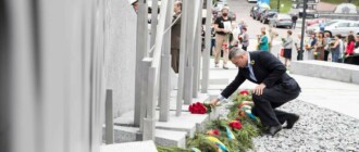 В Киеве открыли Мемориал памяти погибшим участникам АТО/ООС, - ФОТО