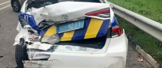 Есть пострадавшие: на Шулявке нетрезвый водитель врезался в полицейскую машину