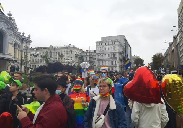 В Киеве проходит Марш Равенства за права ЛГБТ+. Фото: "Сегодня"