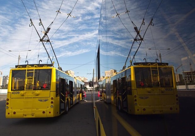 На ближайший месяц два киевских троллейбуса изменят свои маршруты. Фото: tdrk.blogspot