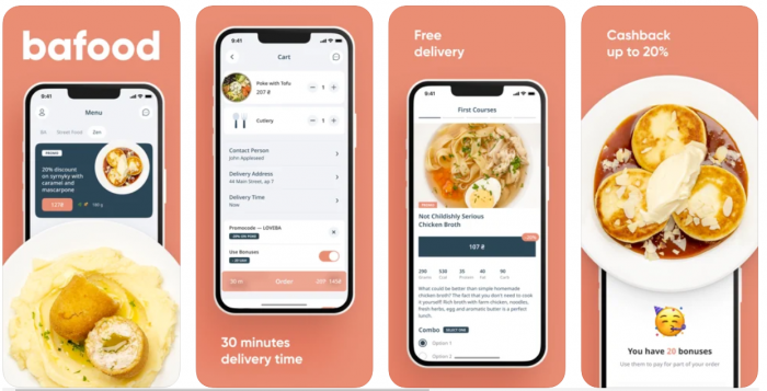 Сервис доставки еды в Киеве bafood запускает новое приложение