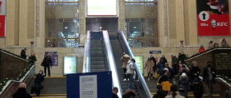 На Центральном железнодорожном вокзале сломался эскалатор