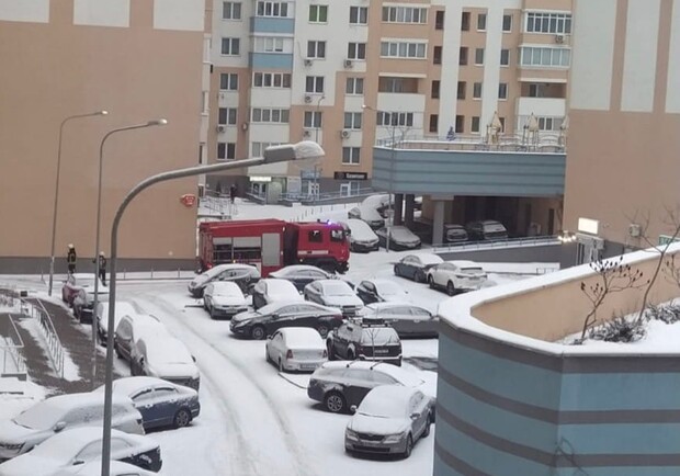 В Киеве автохамов обвинили в помехе работе пожарных. 