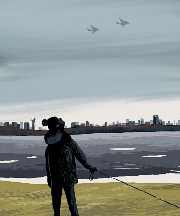 The New Yorker опубликовал "открытки из Киева". Фото: Sergiy Maidukov/newyorker.com