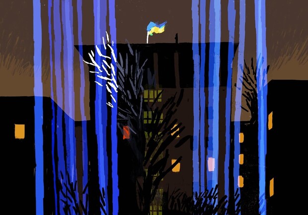 The New Yorker опубликовал  "открытки из Киева под тенью войны". 