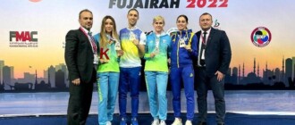 Украинские каратисты выиграли четыре медали на турнире в ОАЭ (видео)