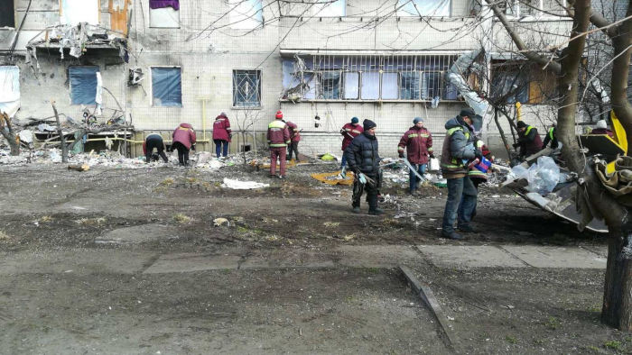 В Киеве было повреждено 70 жилых домов.