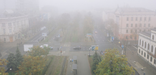 
Київ – на першому місці у світі за забрудненістю повітря – IQAir 