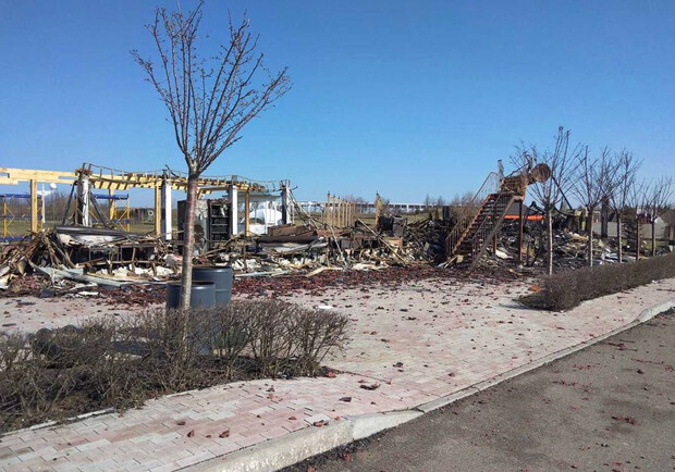 На Киевщине оккупанты уничтожили ландшафтный парк. 