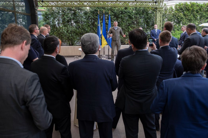 Віталій Кличко напередодні Дня Європи зустрівся з послами та дипломатами іноземних держав