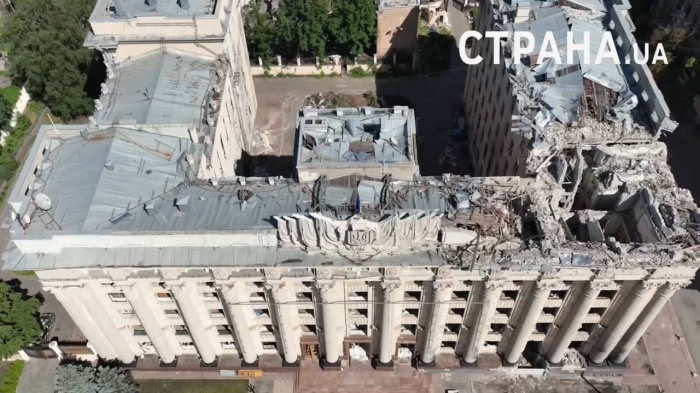 Как Рейхстаг в Берлине: разрушенный фасад ХОГА могут сохранить для истории.