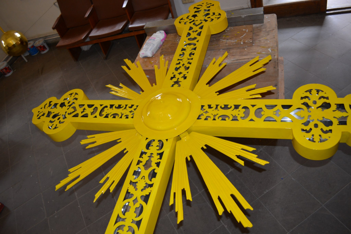 Изготовлен крест для Софии Киевской: как он выглядит.