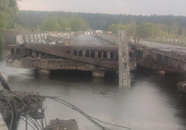 В КОДА показали схему объезда моста в Демидове, который разрушила молния. 