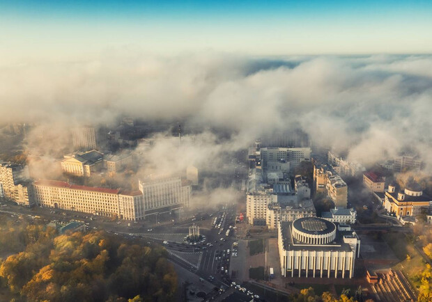 Почему в Киеве несколько дней был загрязнен воздух и чувствовался запах гари. 