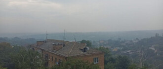 Киев накрыл сильный смог из-за пожаров на торфяниках (фото)