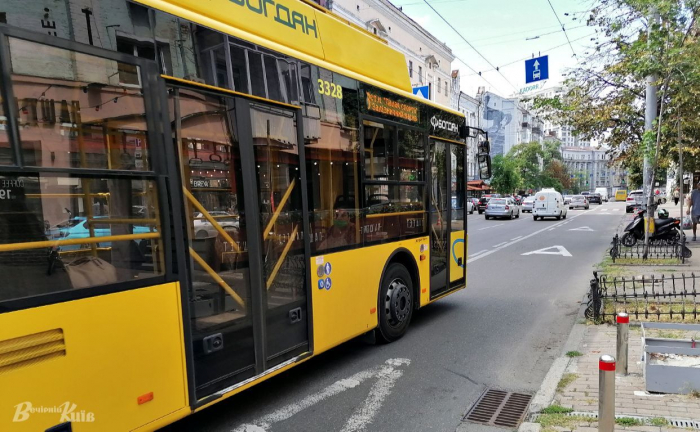 Деякі тролейбуси ходять за скороченими маргрутами. Фото: Наталя Слінкіна