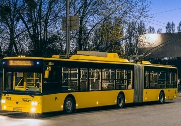 В Киеве не будут работать несколько троллейбусных рейсов 