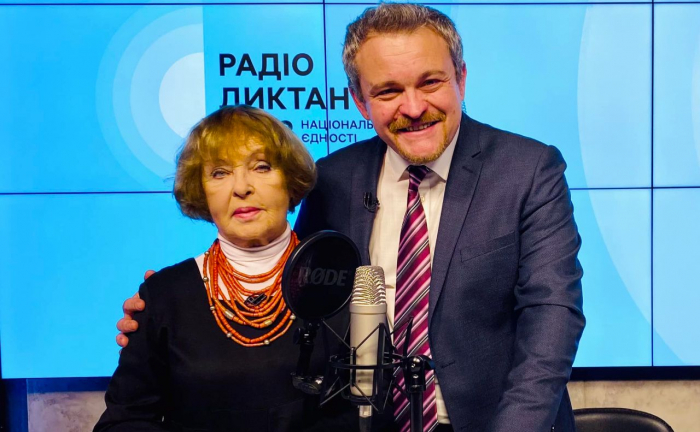 Ада Роговцева та Роман Коляда. Фото: Українське радіо