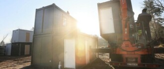 В Ирпене строят новый модульный городок для тех, кто потерял жилье