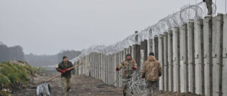 Україна будує стіну на кордоні з білоруссю. ФОТО