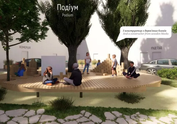 Появился план нового общественного пространства на Подоле. 