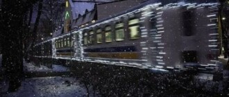 Киевская детская железная дорога приглашает в путешествие к Санта Клаусу