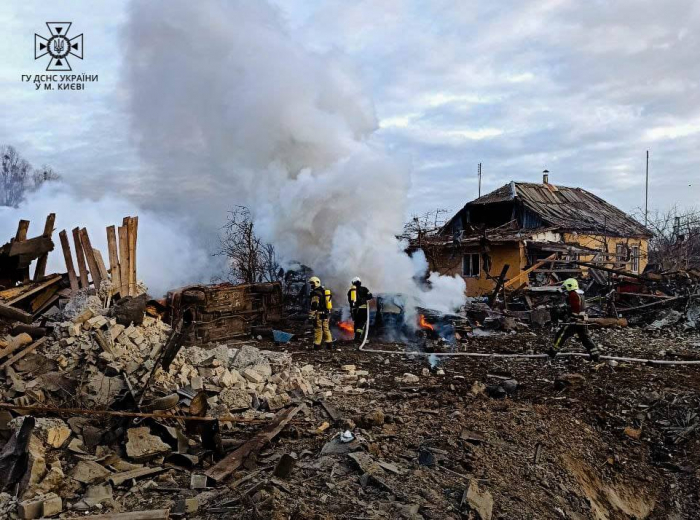 Последствия российских обстрелов Киева и области 29 декабря.