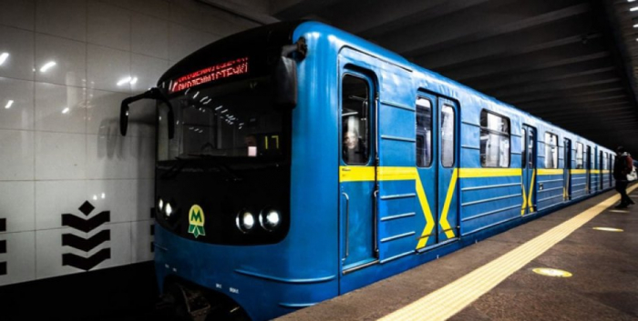 поезд, метро, метрополитен, киев