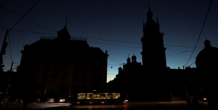 Киев без света, фото