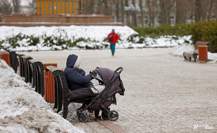 Зима у столичному сквері. Ілюстративне фото Бориса Корпусенка