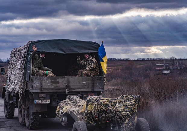Карта боевых действий на Украине 13 января. 