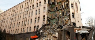 Как выглядит частично разрушенный россиянами 31 декабря отель Alfavito в Киеве - фото