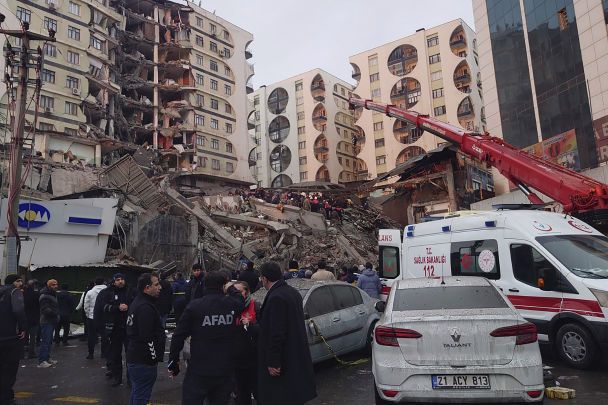 Землетрясение в Турции.