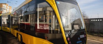 На трамвайном маршруте из Троещины на Дарницу запустили новые вагоны