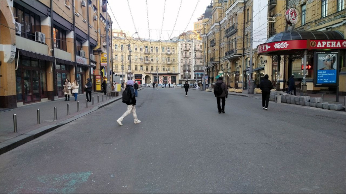 Возле Бессарабского рынка хотят ликвидировать пешеходную зону. Фото: Пассажиры Киева