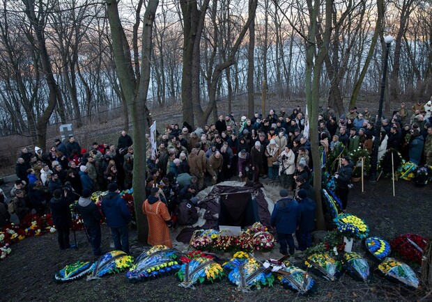 Где в Киеве похоронили Героя Украины Дмитрия "Да Винчи" Коцюбайло. 