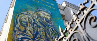В центре Киева появился мурал, посвященный памяти всех погибших во время войны