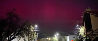 В небе над Киевщиной можно было наблюдать северное сияние: фото и видео