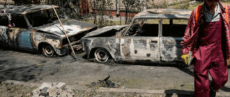 Сожженные квартиры и авто: последствия ночной атаки на Киев российских дронов - фото