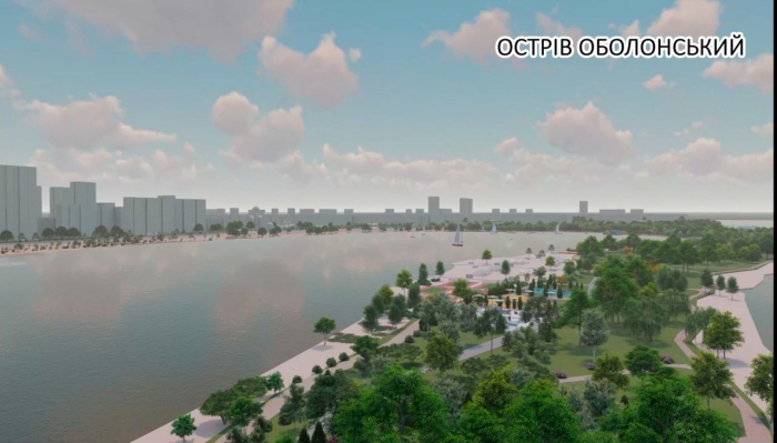 Виталий Кличко показал, как будет выглядеть новая рекреационная зона на Оболони.