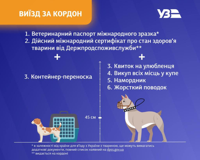 В УЗ напомнили правила перевозки домашних животных в поездах: инструкция фото 2 1