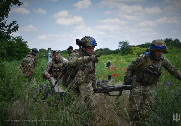 Карта боевых действий в Украине 28 июля 