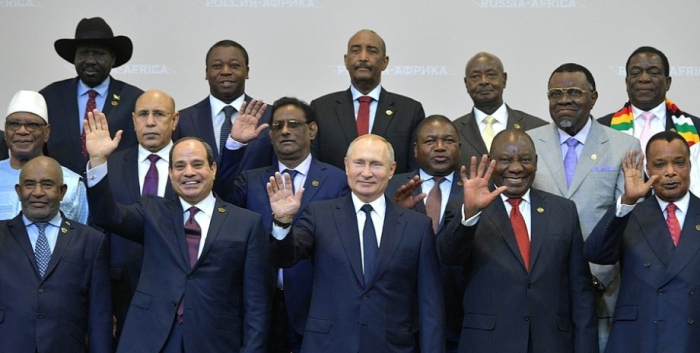 Путин, африканские лидеры, президент ЮАР, Россия-Африка