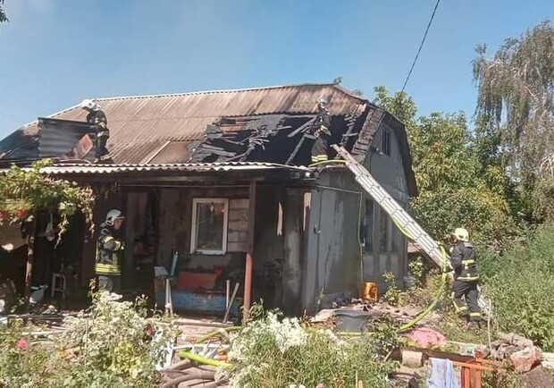 В Борисполе дом сгорел от солнечных лучей. 