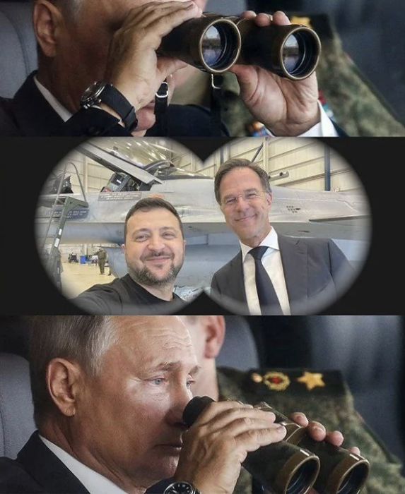 Как украинцы отреагировали на новость о передаче боевых самолетов F-16: мем 1
